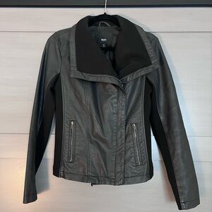 Faux leather jacket